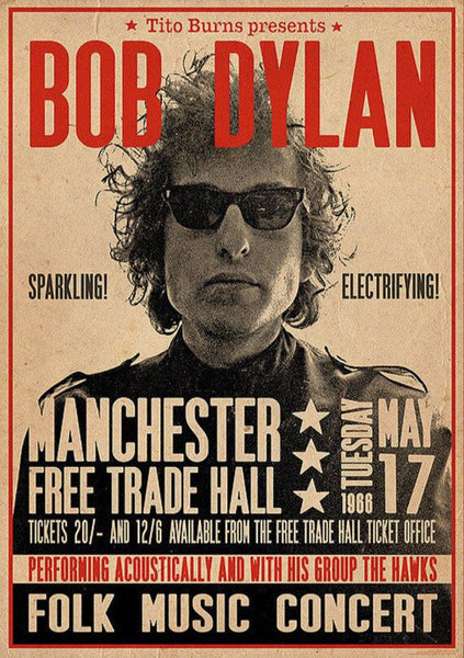Bob Dylan - Free Trade Hall - Manchester - 17th May 1966