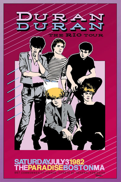 Duran Duran - The Paradise, Boston - 3rd July 1982 – llandudno