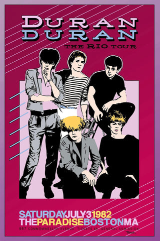 Duran Duran - The Paradise, Boston - 3rd July 1982