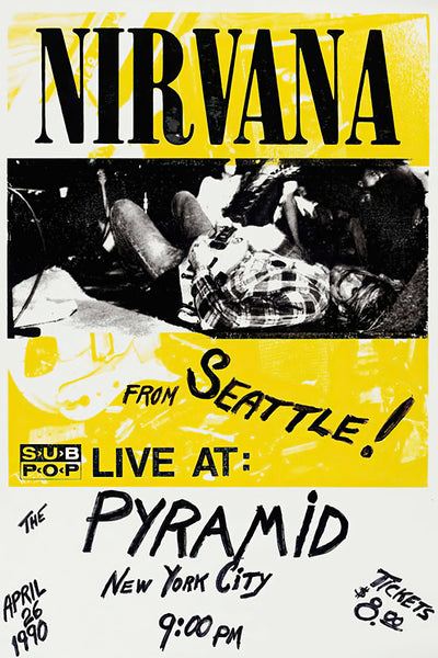Nirvana at Pyramid, New York on 26th April 1990 – llandudno