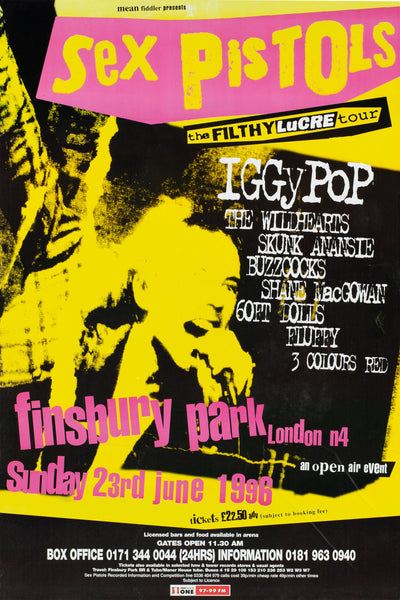 Sex Pistols at Finsbury Park - 23rd June 1996 – llandudno-emporium.com