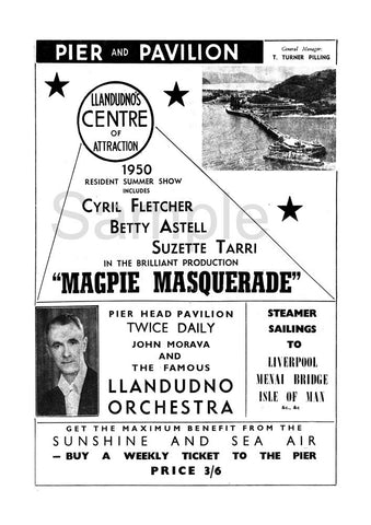 Pier Pavilion, Llandudno Poster