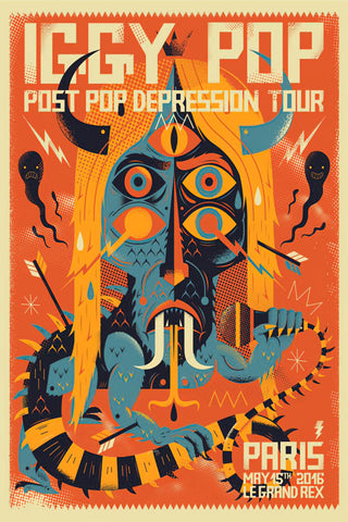 Iggy Pop - Le Grand Rex, Paris - 15th May 2016
