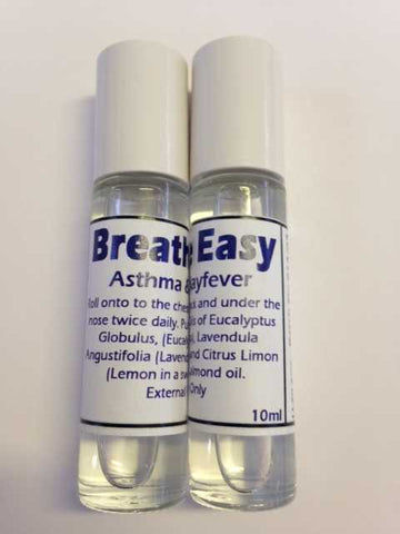Breathe Easy  (10ml Rollerball)  For Asthma and Hayfever