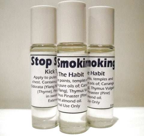 Stop Smoking!  (10ml Rollerball)  Natural help to kick the habit.